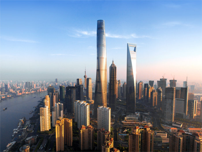 Шанхайская башня готова