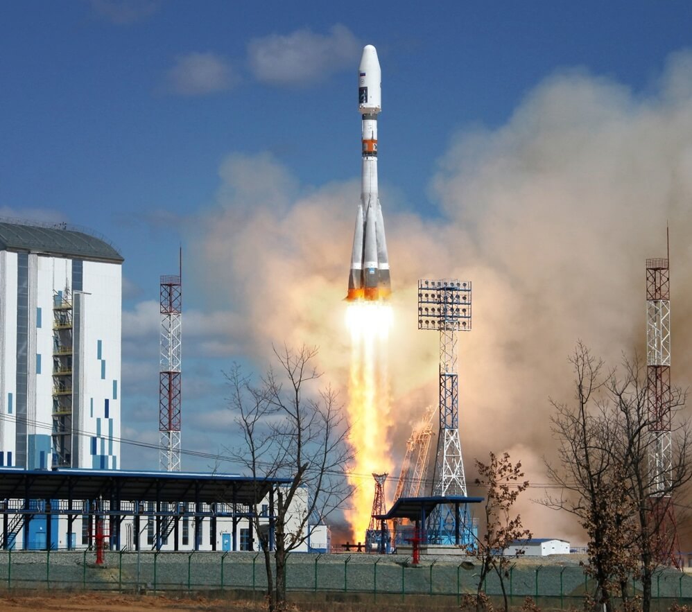 Первый запуск ракеты-носителя Союз-2.1а с космодрома Восточный