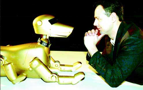 Ник Вирт со своим детищем Robo Dog