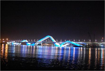 Мост имени Шейха Заеда (Абу-Даби, ОАЭ)