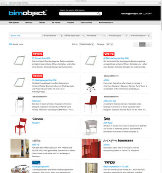 Веб-портал BIMobject
