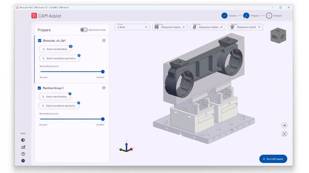 ������������� ��������� ��� CAM-������