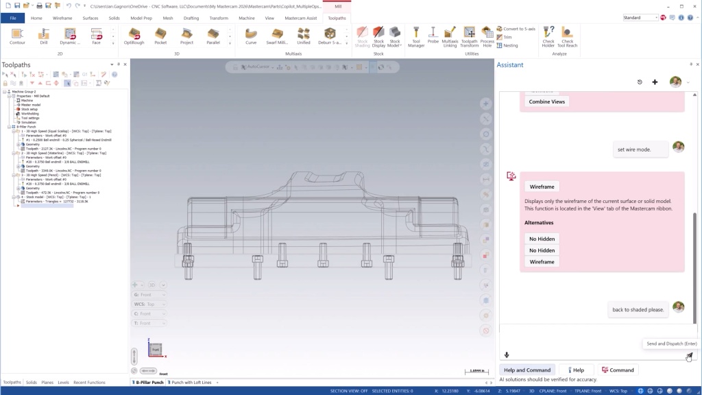������������� ��������� ��� CAM-������