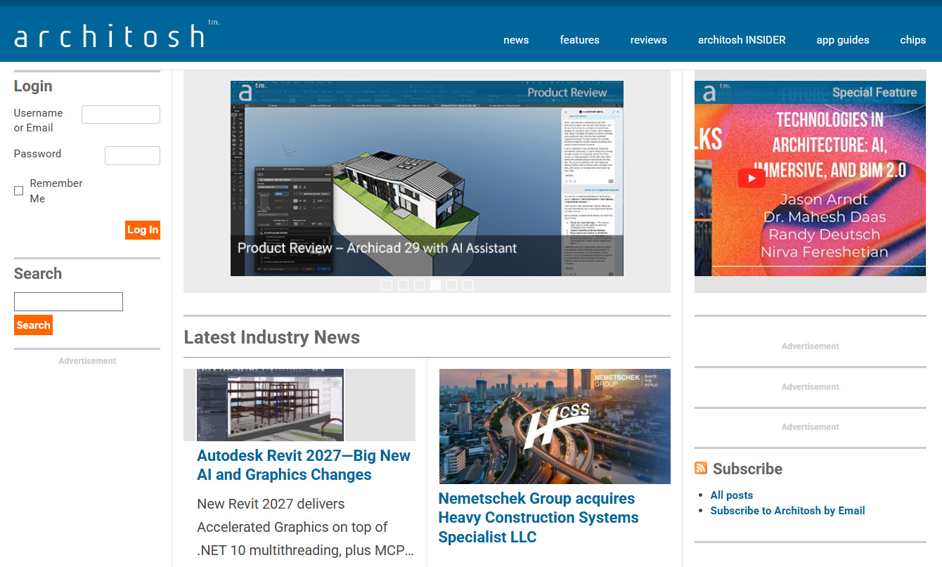 �������� �������� Architosh.com � 2026 ����