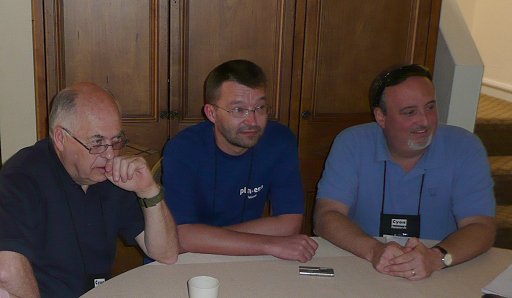 Майк Пейн, Владимир Малюх,  Боб Бин на круглом столе о прямом моделировании